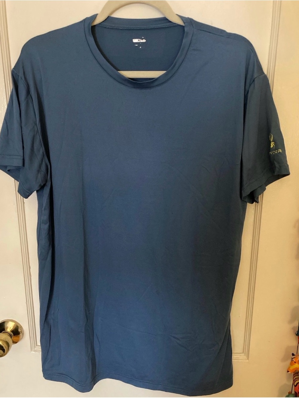 Spyder blue short sleeve t-shirt men's size XL